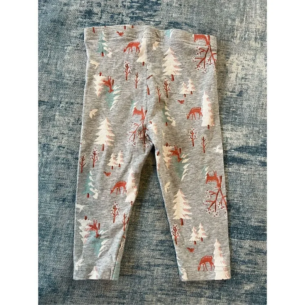 Carter's WInter Wonderland Deer Baby Leggings 12 Months